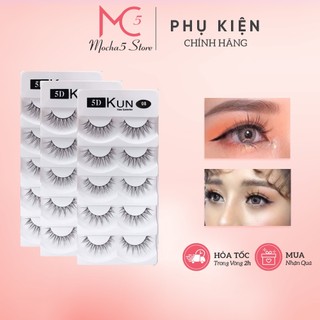 Mi Chồn Mi Giả 5D KUN 5 Mã 01 Siêu Xinh, Không Cộm Mắt