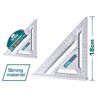 Thước góc vuông total 180mm total tmt61212
