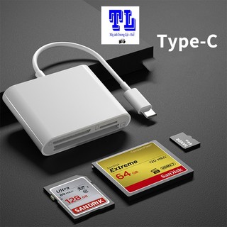 Đầu đọc thẻ nhớ máy ảnh đa năng cho điện thoại (CF SD micro SD ) cổng type C
