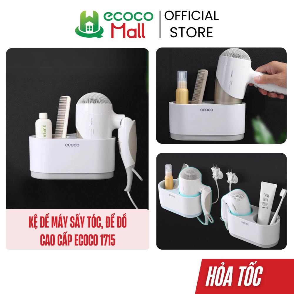 Kệ để máy sấy tóc, để đồ ECOCO cao cấp 1811