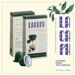 Cà phê viên nén capsules Lacàph Espresso Blend - Hàng chính hãng
