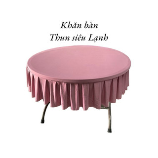 Khăn trải bàn thun siêu lạnh màu