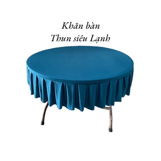 khăn trải bàn thun siêu lạnh màu