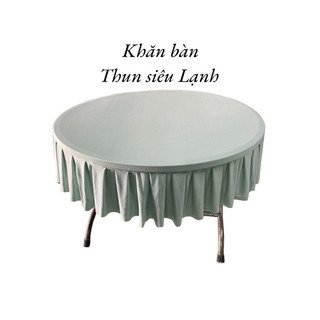 khăn trải bàn thun siêu lạnh màu