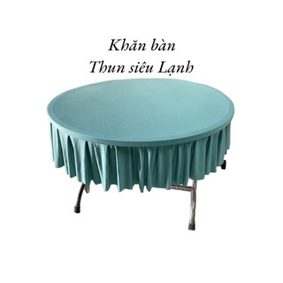 khăn trải bàn thun siêu lạnh màu