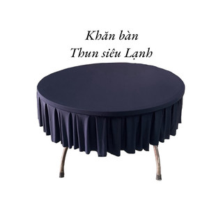 khăn trải bàn thun siêu lạnh màu