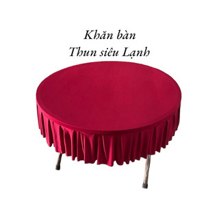 khăn trải bàn thun siêu lạnh màu