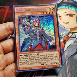 Thẻ bài Yugioh chính hãng | Numeral Hunter | WSUP Prismatic Secret rare.