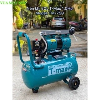 Máy nén khí tmax 30l 1.0 hp có dầu dây đồng vua máy móc