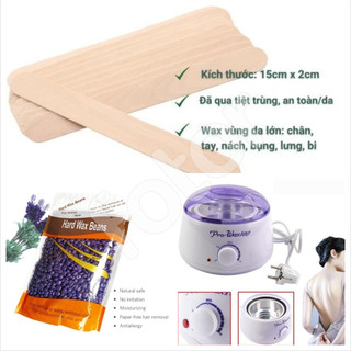 [FREESHIP] NỒI ĐUN SÁP PR-WAX 100 - BỊCH HẠT SÁP - QUE GỖ PHẾT SÁP