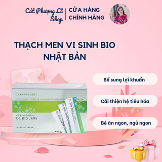 Thạch men tiêu hóa dr. bio jelly nhật bản giúp ăn ngon, cải thiện hệ tiêu hóa khỏe mạnh