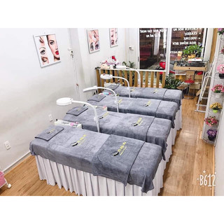 Ga/Drap (gra) trải gường spa, phun xăm...vải thun co giãn 4 chiều, không nhăn