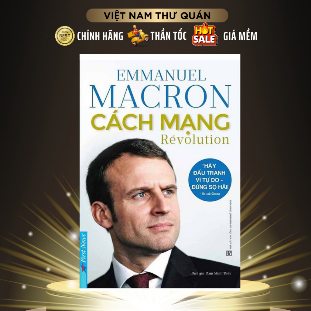 Sách - Emmanuel Macron - Cách Mạng - First News