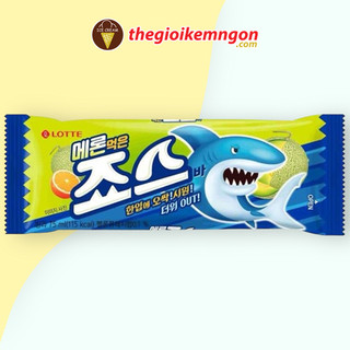 Kem dưa lưới cam Hàn Quốc Lotte Jaws Bar