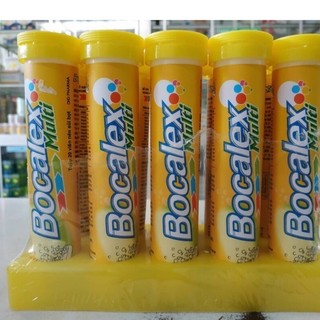 Bocalex multi viên sủi cam vitamin c tuýp 20 viên / multi opc bổ sung vitamin c tăng cường sức đề kháng