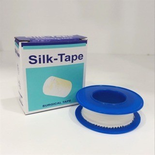 Băng dính y tế cuộn vải lụa Silk Tape Băng dính lụa Silktape bản 1.25cm x 4m , 2.5cm x 4m Băng keo dán vết thương v