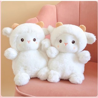 GẤU BÔNG CON CỪU TRẮNG TUYỆT ĐẸP MỀM MỊN SIÊU DỄ THƯƠNG (25CM) HÀNG XỊN LOẠI 1 CAO CẤP, AN TOÀN CHO TRẺ NHỎ