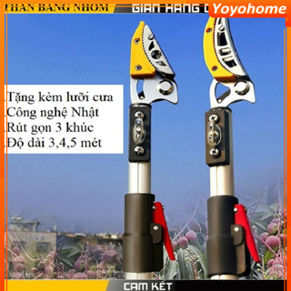 KÉO CẮT CÀNH TRÊN CAO 2, 3 ĐOẠN NHẬT BẢN (3M-4M-5M) LOẠI TỐT