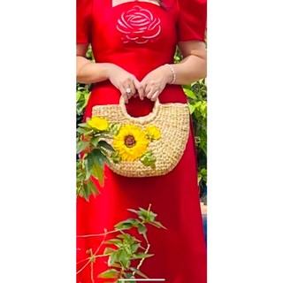 Túi xách Lục Bình bán nguyệt H20
