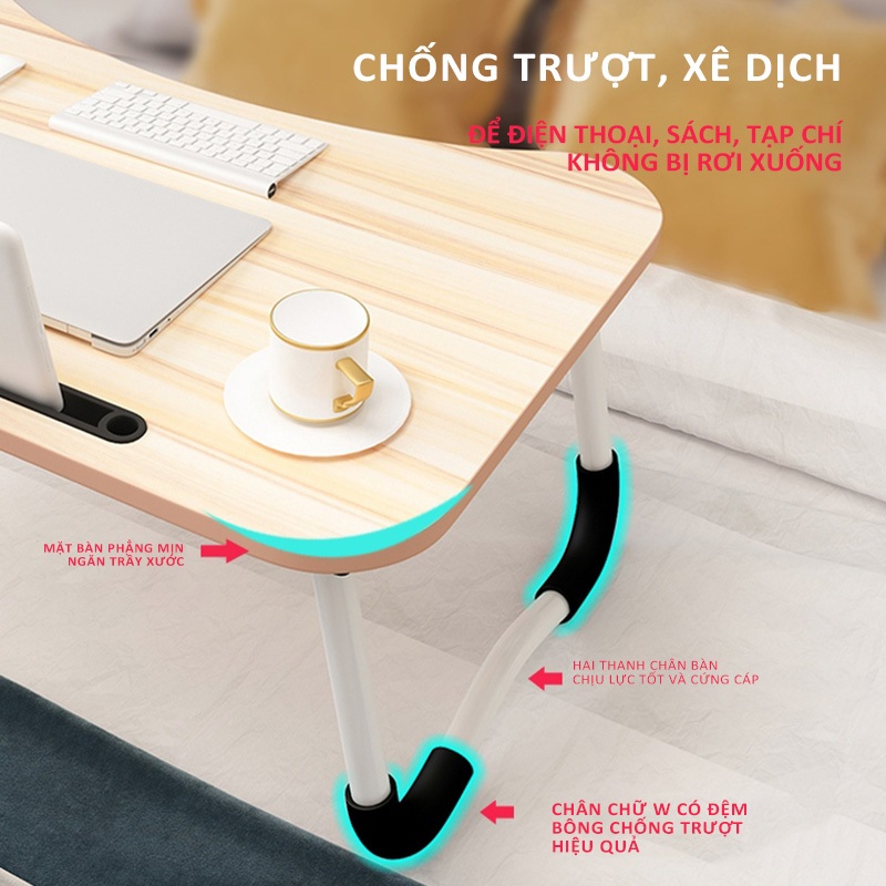 Bàn Học Bàn Làm Việc Bàn Laptop Ngồi Trên Giường Gấp Gọn Thiết Kế Đơn Giản Hiện Đại Đa Năng | BigBuy360 - bigbuy360.vn