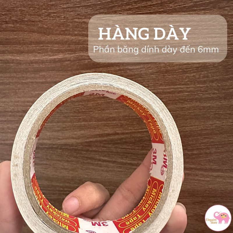 Set 5 cuộn băng keo 2 mặt