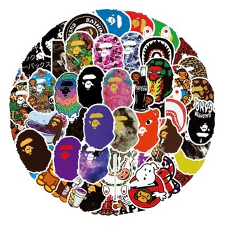 Miếng dán Sticker A Bathing Ape ( Bape ) phong cách đường phố