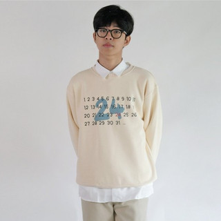 Monat blue sweater 24 - áo sweater nỉ unisex