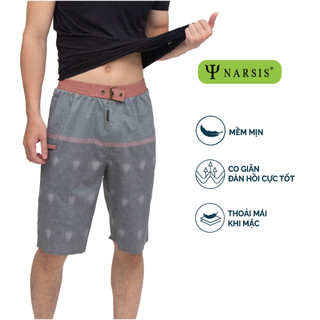 Quần short đi biển nam hiệu NARSIS chất liệu mềm mất phong cách trẻ trung năng động