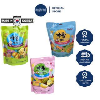 Kẹo dẻo bóc vỏ trái cây truedel hàn quốc 200gr/gói