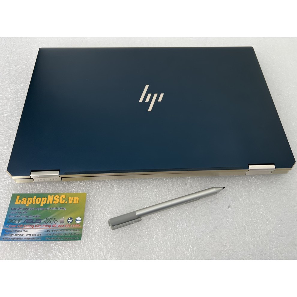 Laptop HP Spectre x360 Core i7 màn 4k màu xanh da trời