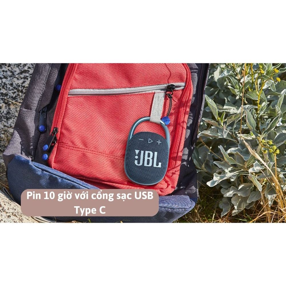 Loa Bluetooth Không Dây JBL Clip 4 Nhỏ Gọn Tiện Lợi Chống Nước IP67 - Chơi Nhạc 10H - Bluetooth 5.1 - Bảo Hành 2 Năm | BigBuy360 - bigbuy360.vn