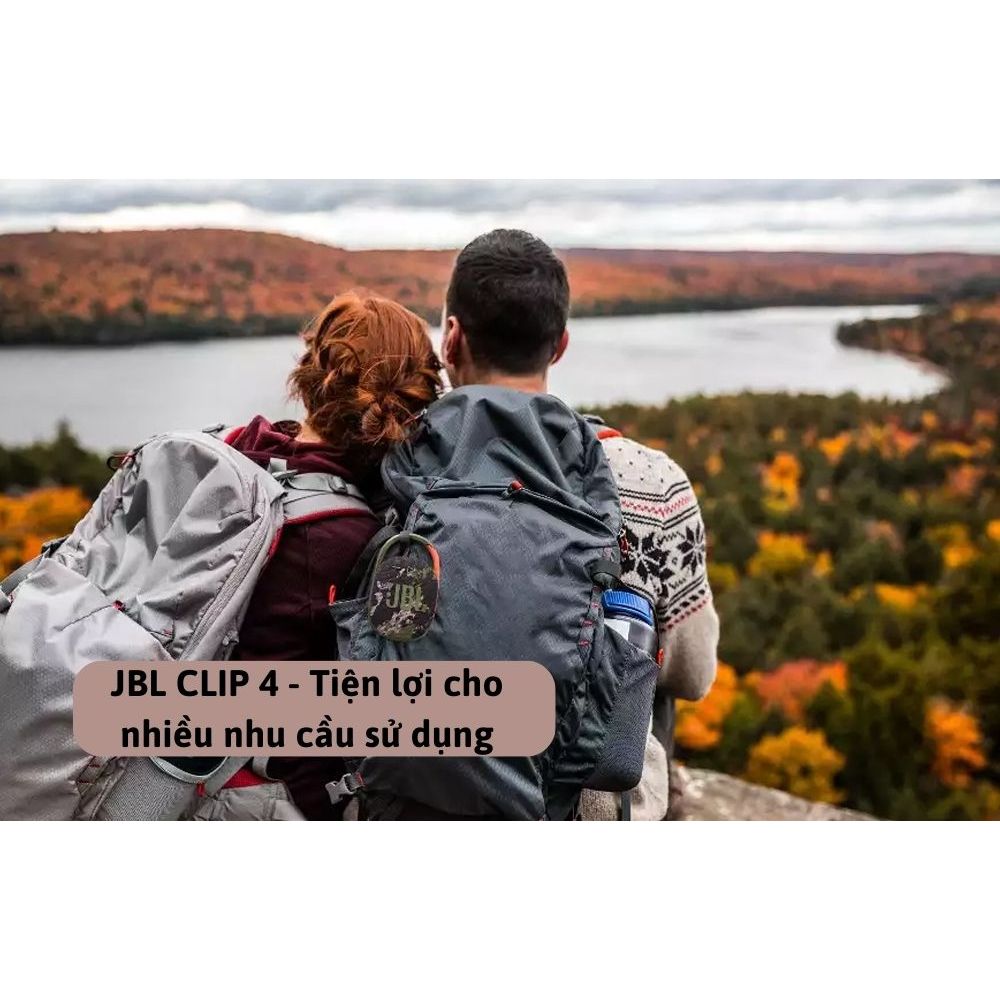 Loa Bluetooth Không Dây JBL Clip 4 Nhỏ Gọn Tiện Lợi Chống Nước IP67 - Chơi Nhạc 10H - Bluetooth 5.1 - Bảo Hành 2 Năm | BigBuy360 - bigbuy360.vn