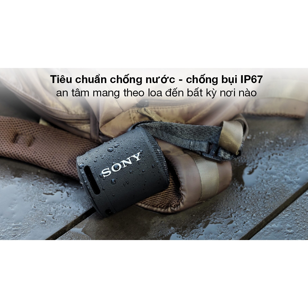 Loa Bluetooth Sony SRS - XB13 Âm Bass Mạnh Mẽ Chống Nước IP67 Chơi Nhạc 16H - Kết Nối 2 Loa Stereo - Bảo Hành 2 Năm | BigBuy360 - bigbuy360.vn