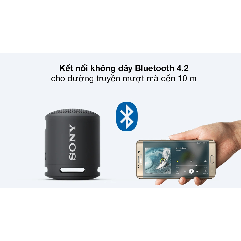 Loa Bluetooth Sony SRS - XB13 Âm Bass Mạnh Mẽ Chống Nước IP67 Chơi Nhạc 16H - Kết Nối 2 Loa Stereo - Bảo Hành 2 Năm | BigBuy360 - bigbuy360.vn