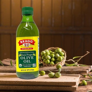 Dầu oliu hữu cơ ép lạnh Bragg 473ml