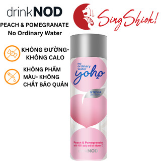   Nước mix vị Đào và Lựu không đường chai 480ml