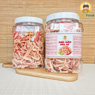 Mực hấp dừa xé sợi tasty food - hũ 500g/1kg