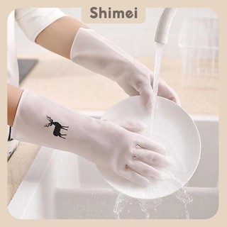 Găng tay cao su hình con hươu siêu dai siêu bền-bao tay cao su hình hươu tiện dụng