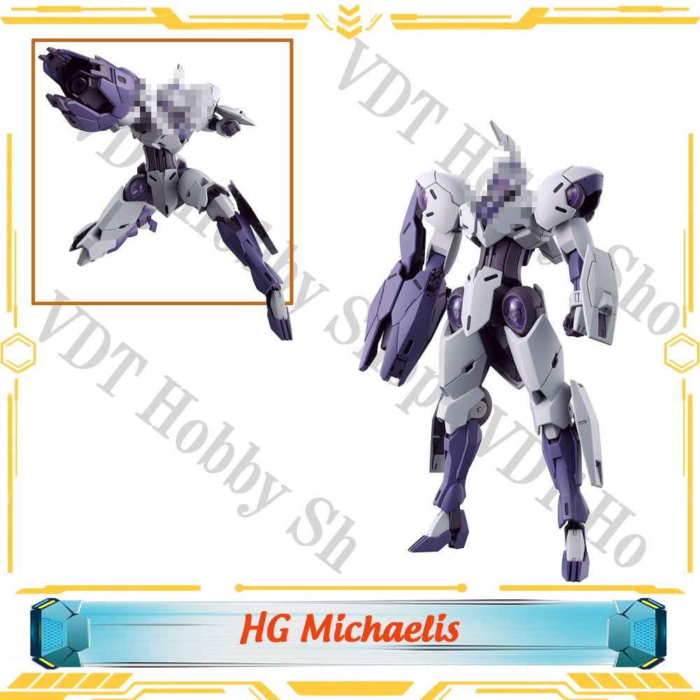 Mô hình lắp ráp HG 1/144 Michaelis Fighter ( tặng kèm base )