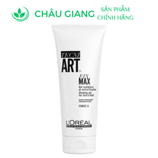 Chính hãng - gel loreal định hình siêu cứng tecni.art fix max 200ml 200g
