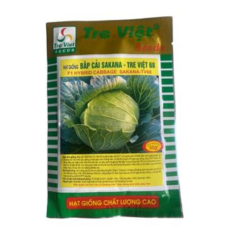 HẠT GIỐNG BẮP CẢI XANH F1 50GR XUẤT XỨ TẠI VIỆT NAM