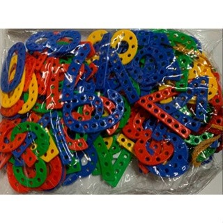 Đồ chơi xếp hình thông minh- xâu số dẹp