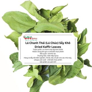 Lá Chanh Thái - Lá Chúc Hữu Cơ Sấy Khô Túi 1Kg(Dried Kaffir Leaves) Việt Hiệp
