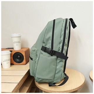 Balo nam nữ vải dù chống thấm trơn màu basic BAG U BL2192