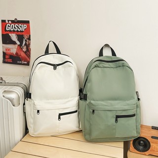 Balo nam nữ vải dù chống thấm trơn màu basic BAG U BL2192