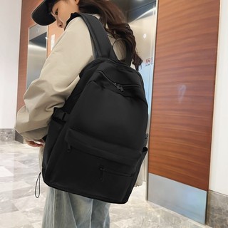 Balo nam nữ vải dù chống thấm trơn màu basic BAG U BL2192
