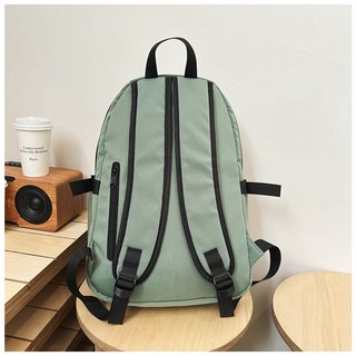 Balo nam nữ vải dù chống thấm trơn màu basic BAG U BL2192