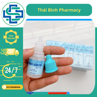 1 Lốc 10 chai Nước muối BIDIPHAR sinh lý dùng cho trẻ sơ sinh Nacl 0.9%