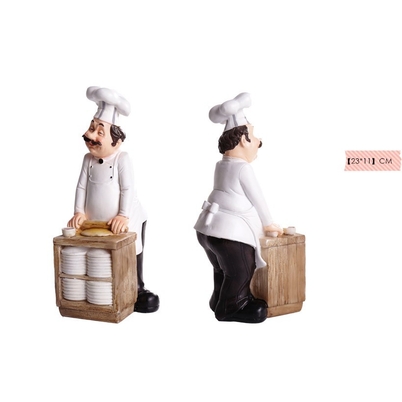 Tượng đầu bếp trang trí