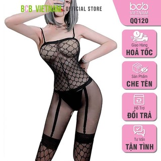 Bộ đồ ngủ sexy liền thân - Đồ ren gợi cảm QQ120 QQ120